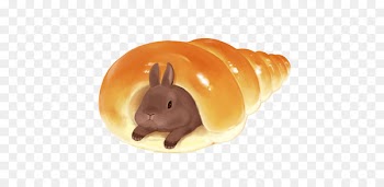 European rabbit Drawing Food Illustration - Bunny Bread 