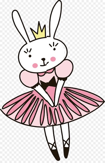European rabbit Easter Bunny Clip art - Vector Princess Rabbit 