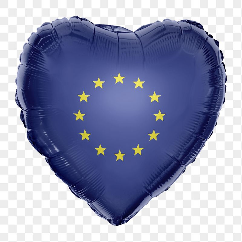 European union flag png balloon | Free PNG - rawpixel
