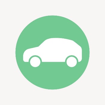 EV car icon badge, flat | Free Icons - rawpixel