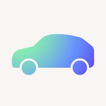 EV car icon, gradient design | Free Icons - rawpixel