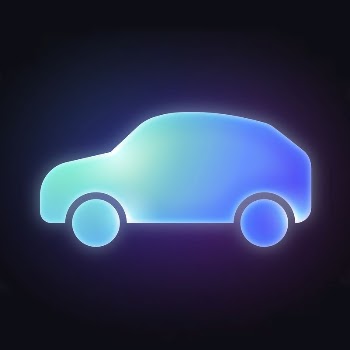EV car icon, neon glow | Free Icons - rawpixel