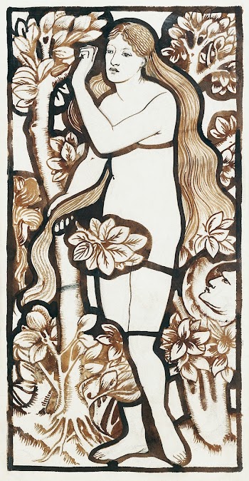 Eve (1862) drawing in high resolution by Sir… | Free public domain illustration