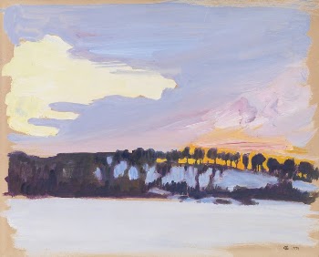 Evening landscape (1899)  oil | Free Photo - rawpixel
