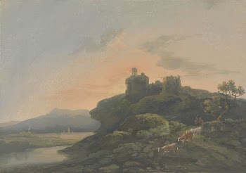 Evening - Landscape with a Ruined | Free Photo - rawpixel