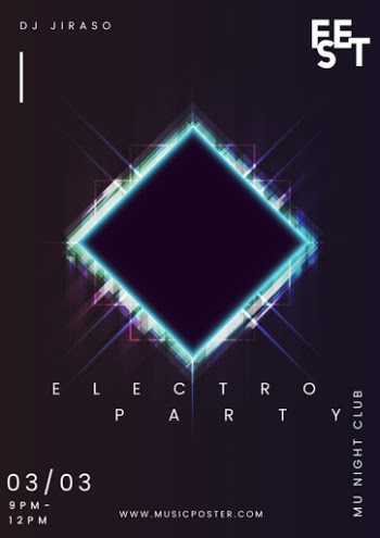 Event poster layout