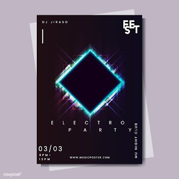 Event poster layout | Free stock vector - 544694