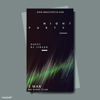 Event poster layout | Free stock vector - 544729