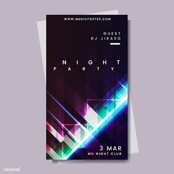 Event poster layout | Free stock vector - 544731