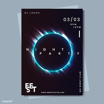 Event poster layout | Free stock vector - 544745