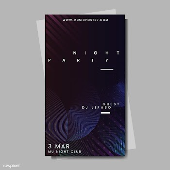 Event poster layout | Free stock vector - 544748