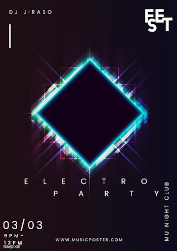 Event poster layout | Free stock vector - 544749
