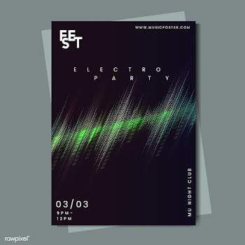 Event poster layout | Free stock vector - 544754