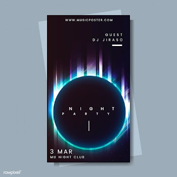 Event poster layout | Free stock vector - 544757