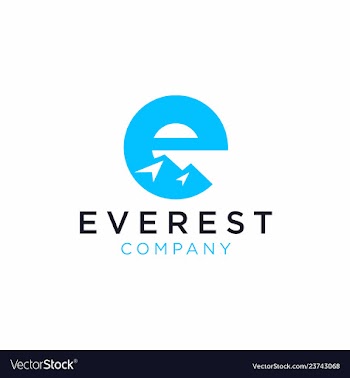 Everest iconic logo vector image