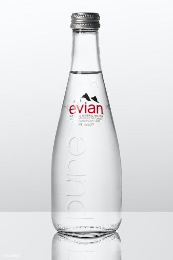 Evian natural mineral water. JANUARY 29, 2020 - BANGKOK, THAILAND | Free  psd mockup - 2355823