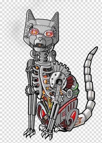 Evil Cats Drawing Pet Animal, terminator transparent background PNG clipart