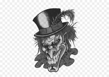 Evil clown Drawing It Joker - jagdamb tattoo png 