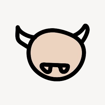 Evil doodle collage element vector | Free Vector - rawpixel