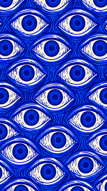 Evil Eye Repeating Pattern