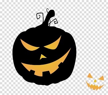 Evil pumpkin transparent background PNG clipart