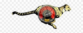 Evolutionary Truth By Piltdown Superman - Cartoon Cheetah Running