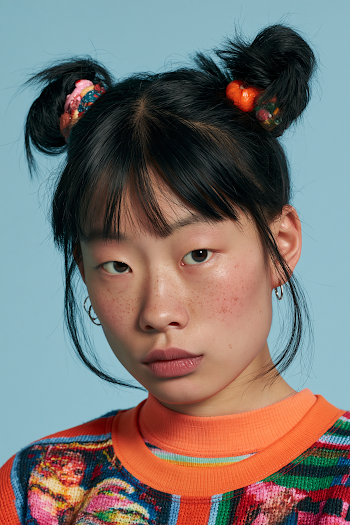Exaggerated Comedy Portrait of a Fictional Chinese Character