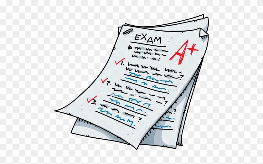 Exam Transparent Png Mart - Test Papers Clipart