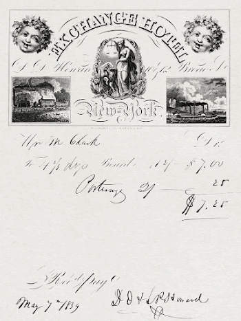 Exchange hotel letter. Original from the Library | Free Photo Illustration - rawpixel