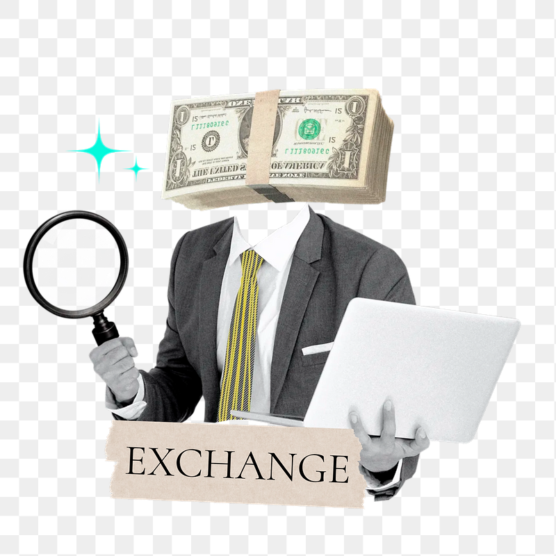 Exchange word png sticker, money | Free PNG - rawpixel