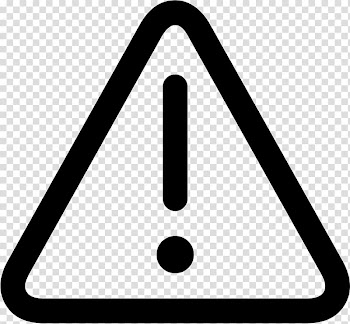Exclamation mark Interjection Warning sign, web smallest font icon line transparent background PNG clipart