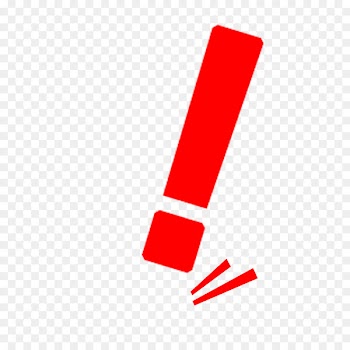Exclamation mark Red - Red exclamation point 