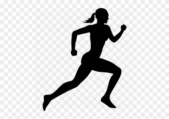 Exercise, Female, Fitness, Run, Runner, Running, Woman - Female Runner Silhouette