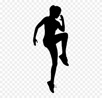 Exercising Female Fitness Girl Health Human - Woman Exercising Silhouette