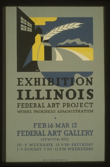 Exhibition Illinois Federal Art Project | Free Photo - rawpixel