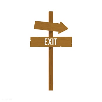 Exit advertise announcement | Free stock vector - 381024