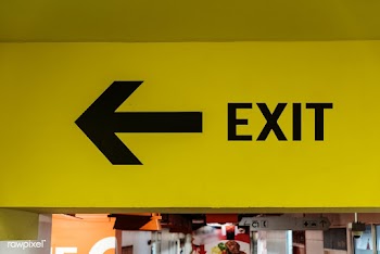 Exit sign board | Free stock photo - 327705