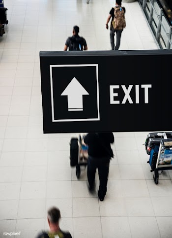 Exit sign board | Free stock photo - 327742