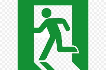 Exit sign Emergency exit Clip art - Emergency Exit Signs 