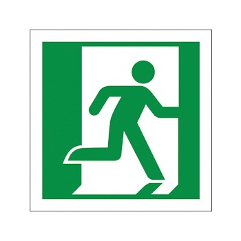 Exit sign Emergency exit Fire Safety Sticker - fire hydrant 