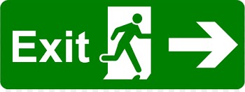 Exit sign Emergency exit Safety Signage - Exit Signs Pictures 