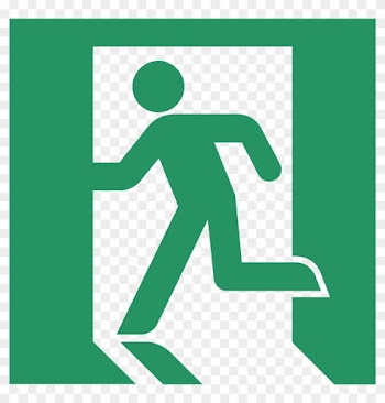 Exit Sign Wikipedia Rh En Wikipedia Org First Aid Symbol - People Leaving Clipart
