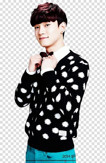 EXO Beagle Line, man holding his bow tie transparent background PNG clipart