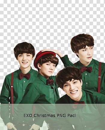 EXO Christmas transparent background PNG clipart