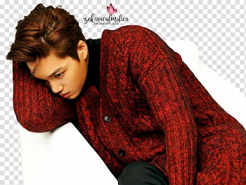 EXO Kai Lined, male artist wearing red coat transparent background PNG clipart