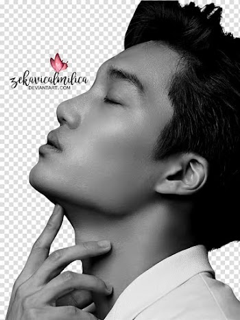 EXO Kai Lined, man taking selfie transparent background PNG clipart