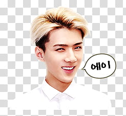 EXO LINE RENDER , EXO member in white shirt transparent background PNG clipart