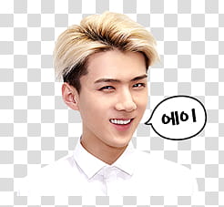 EXO Line Sticker, men's white shirt transparent background PNG clipart