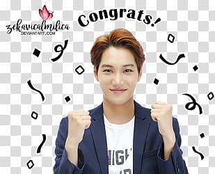 EXO LINE Stickers, Exo Kai transparent background PNG clipart