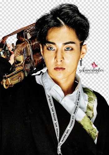 EXO Xiumin The Power Of Music, man holding brown frame transparent background PNG clipart
